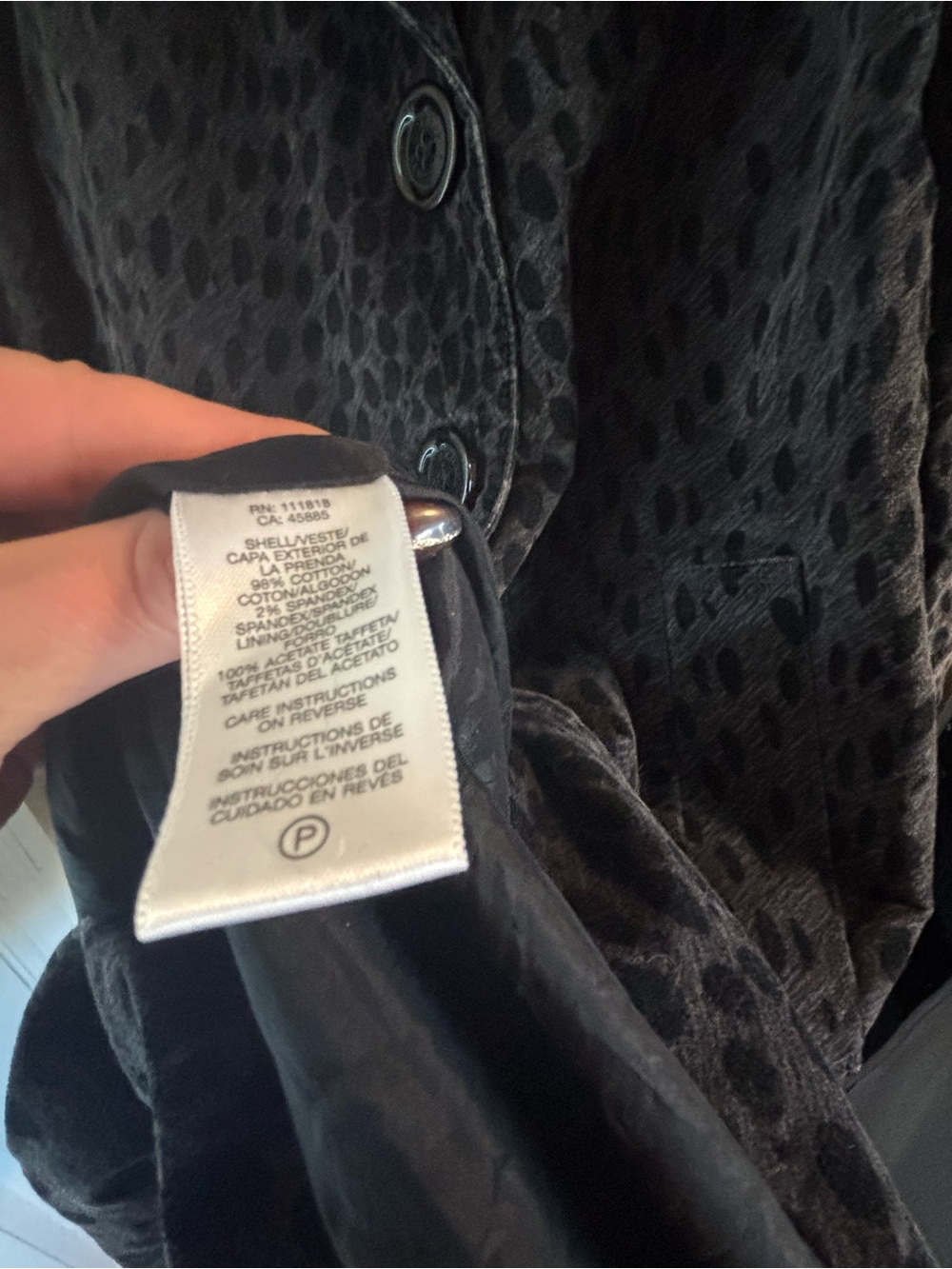 Michael Kors Gray Black Leopard Print Pea Coat Size L - Picture 3 of 8